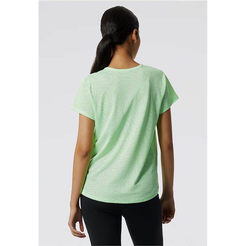 New Balance Womens Printed Fast Flight SS Top-3